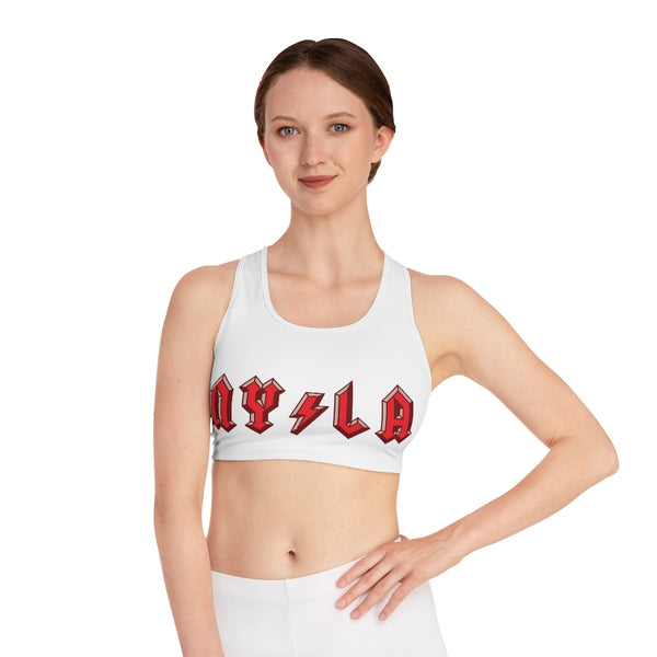 NY/LA red letter sports bra
