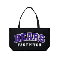 Bears Fastpitch Weekender Tote Bag