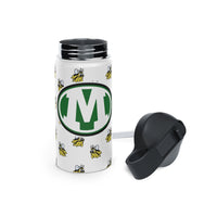 Medina Bees Stainless Steel Water Bottle, Standard Lid