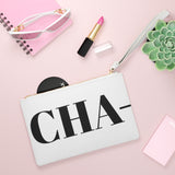 CHA-nel white Clutch Bag