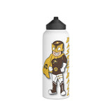 Basketball MJHS Stainless Steel Water Bottle, Standard Lid