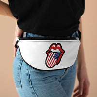 American 🇺🇸 world tour white Fanny pack