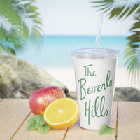 The Beverly Hills Plastic Tumbler with Straw