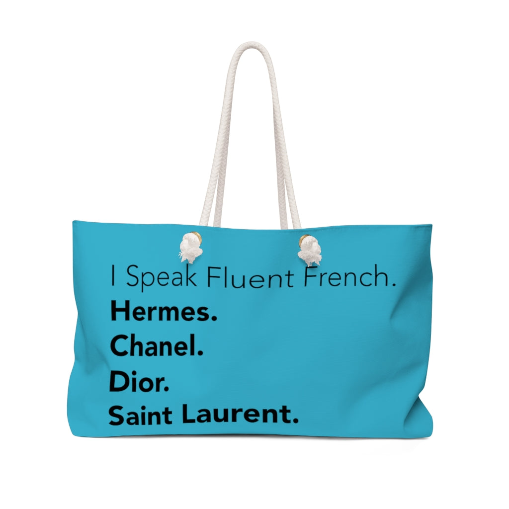 Fluent French - Teal – Game Face Team Shop