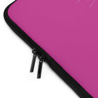 Hot pink eye chart Laptop Sleeve