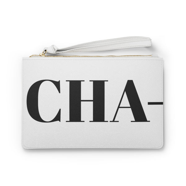 CHA-nel white Clutch Bag
