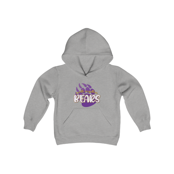 YOUTH North Royalton Bears Paw Heavy Blend Hooded Sweatshirt