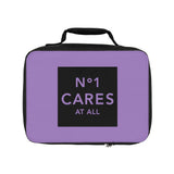 No 1 cares Purple Lunch Bag