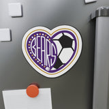 Bears Soccer Heart Cheer Kiss-Cut Magnets