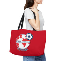 Red Internationals Weekender Tote Bag
