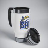 SATG Stainless Steel Travel Mug with Handle, 14oz