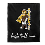 Basketball Mom  MJHS Velveteen Plush Blanket