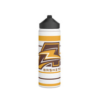 Basketball MJHS Stainless Steel Water Bottle, Standard Lid