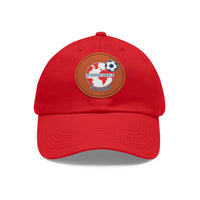 Internationals Dad Hat with Leather Patch (Round)