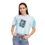 Women's Satg football Tie-Dye Crop Tee