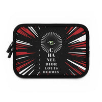 Red blast eye chart Laptop Sleeve