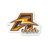 MJHS Cheer Kiss-Cut Magnets