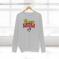 Bees Mom Unisex Premium Crewneck Sweatshirt