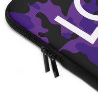 Purple camo left it at home Laptop Sleeve
