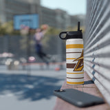 Basketball MJHS Stainless Steel Water Bottle, Standard Lid