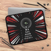 Red blast eye chart Laptop Sleeve