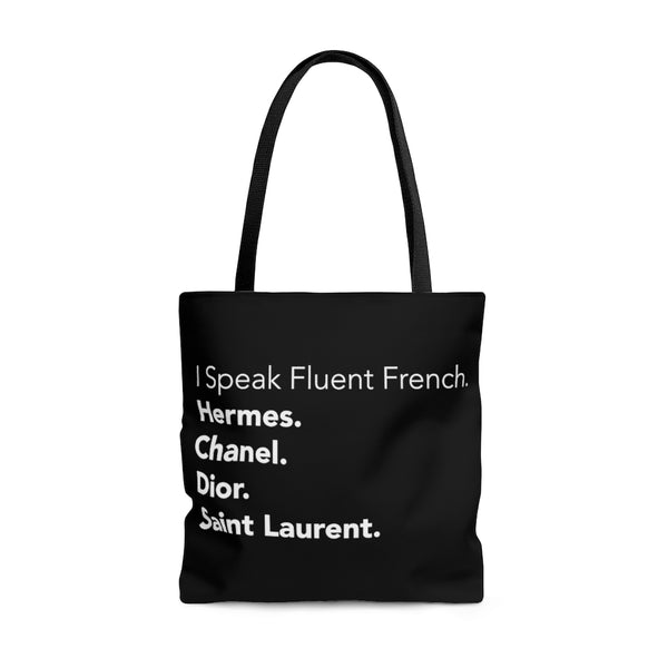 Never Ending Tote - Red Fluent French