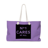 No 1 cares purple Weekender Bag
