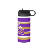 North Royalton Bears stainless steel cup  -STRIPES - Stainless Steel Water Bottle, Standard Lid