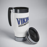 Assumption Stainless Steel Travel Mug with Handle, 14oz