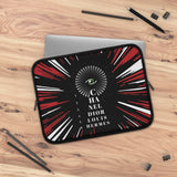 Red blast eye chart Laptop Sleeve