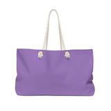 Light purple good vibes weekend bag