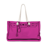 Hot pink can’t afford weekend tote