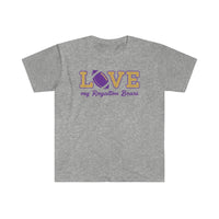 Love My Bears Football Unisex Softstyle T-Shirt