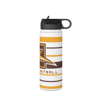 Basketball MJHS Stainless Steel Water Bottle, Standard Lid