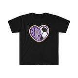 Bears Soccer Heart Unisex Softstyle T-Shirt
