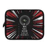 Red blast eye chart Laptop Sleeve