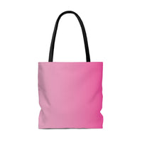 Pink ombré left my bag at home east coast tote