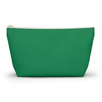 Green I speak fluent Italian Accessory Pouch w T-bottom