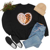 Bears Basketball Heart Unisex Heavy Blend™ Crewneck Sweatshirt