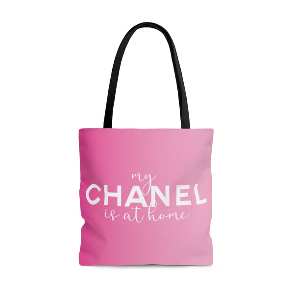 Pink ombré left my bag at home east coast tote – Game Face Team Shop
