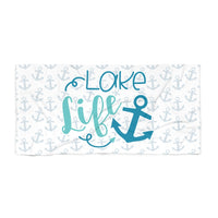 Lake life Beach Towel