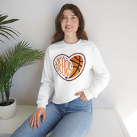 Bears Basketball Heart Unisex Heavy Blend™ Crewneck Sweatshirt