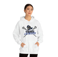 CUSTOM NAME lax Vikings adult hoodie adult