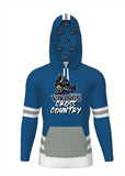 Assumption cross country sublimated hoodie