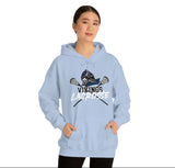 CUSTOM NAME lax Vikings adult hoodie adult