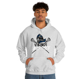 CUSTOM NAME lax Vikings adult hoodie adult