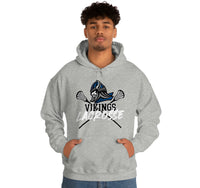 CUSTOM NAME lax Vikings adult hoodie adult